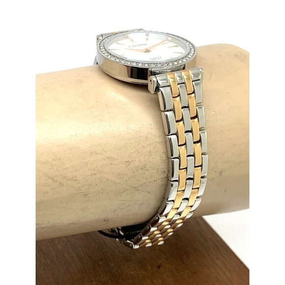 Citizen Womens Watch ER0216-67D Quartz White Mother of Pearl Dial Two Tone - Picture 10 of 12